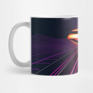 Grid Sunset Mug